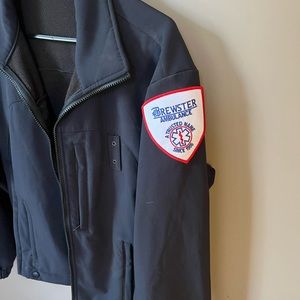 Brewster ambulance jacket size sm, comes with Brewster knit hat.